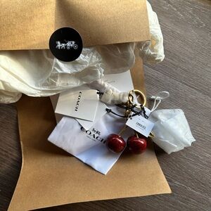Coach Cherry Key Chain